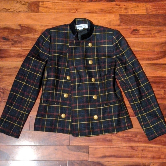 Vintage plaid fall jacket - Picture 2 of 3